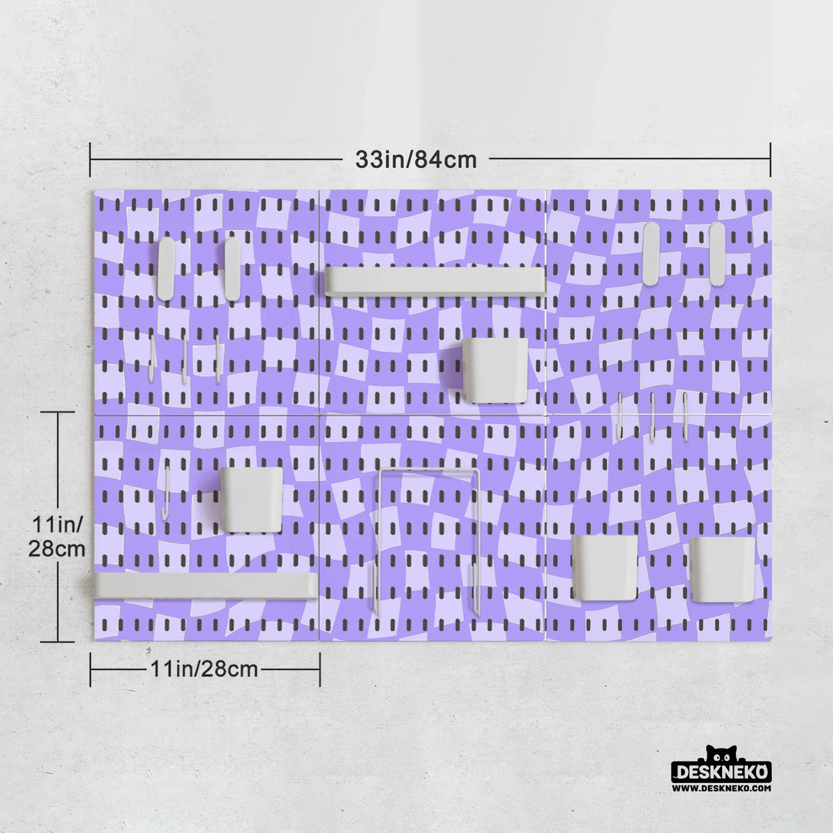 Cute purple pegboard