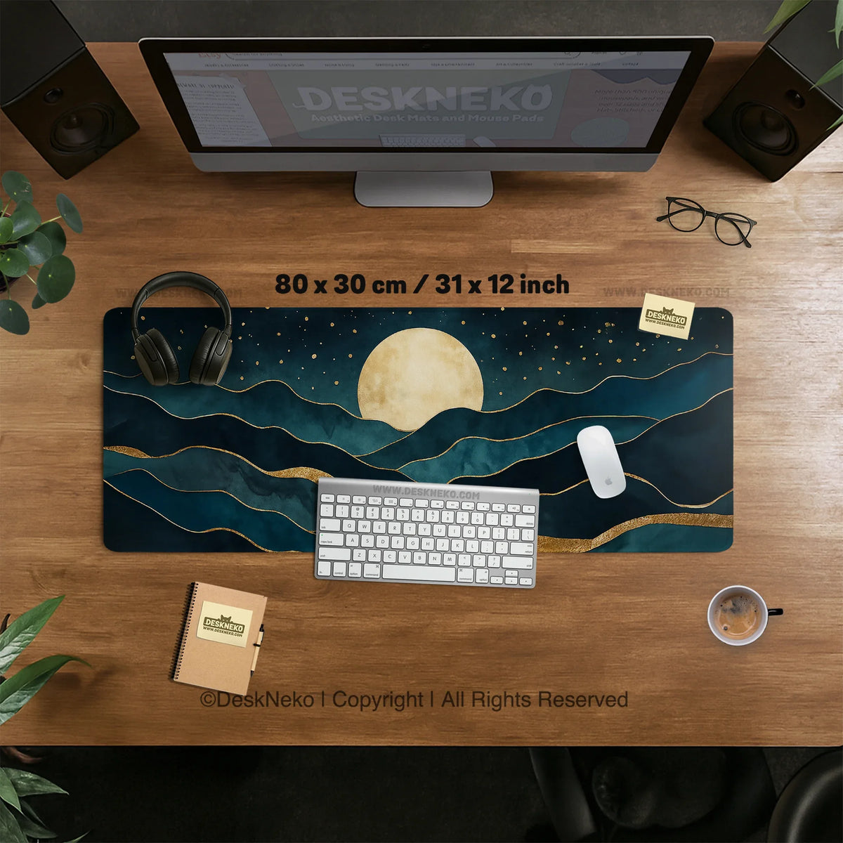 Moonrise desk mat