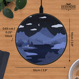 Blue Cat Mountain Wireless Charger - Deskneko