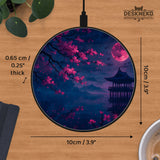 Sakura Moon Wireless Charger - Deskneko