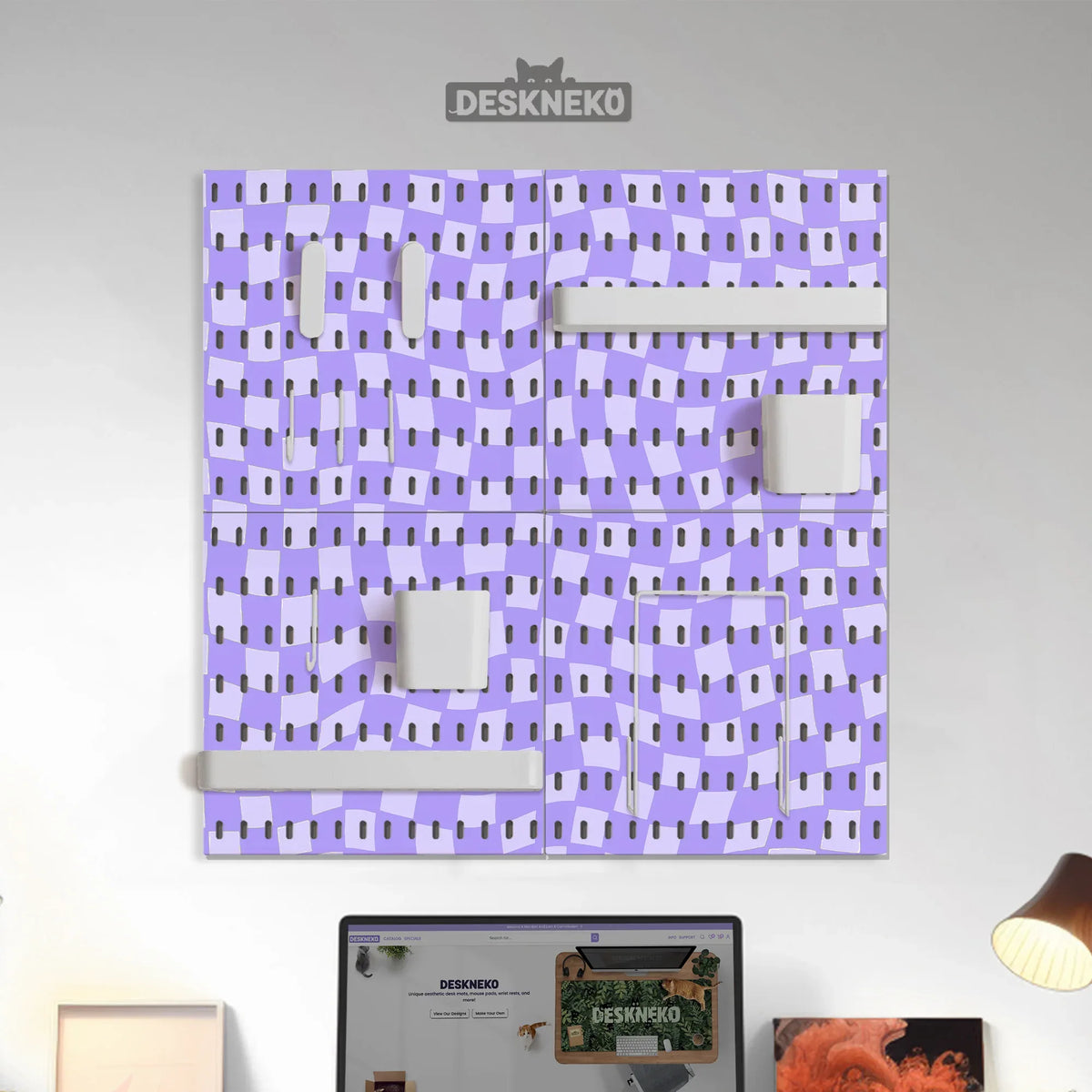Cute purple pegboard