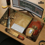 Fantasy map deskmat mousepad,