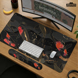 Koi fish art ergonomic mousepad & wrist rest