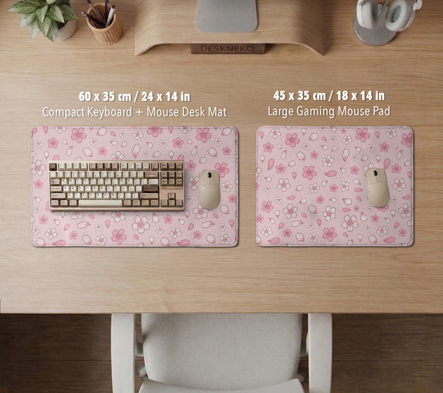 Sakura gaming desk mat