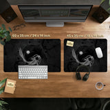 Yin yang koi deskmat