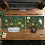 Frog garden deskmat