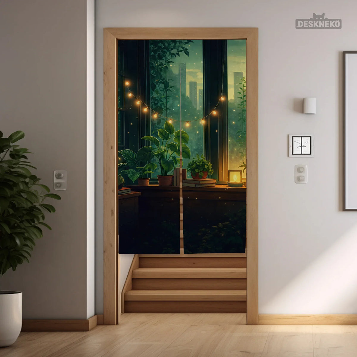 Lofi cozy noren door curtain