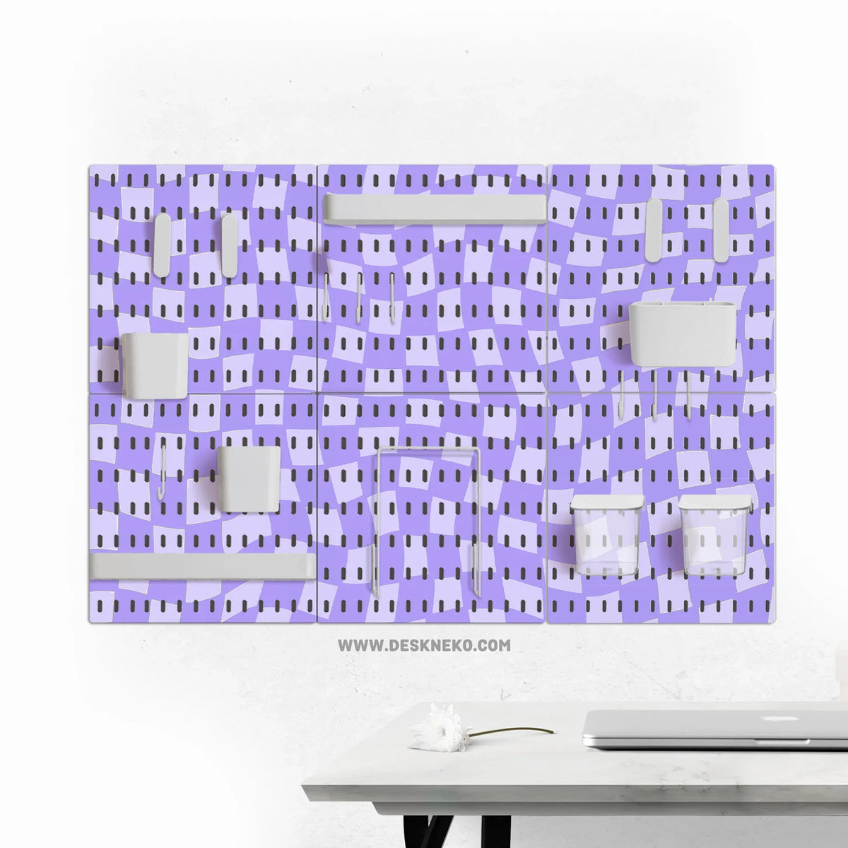 Cute purple pegboard