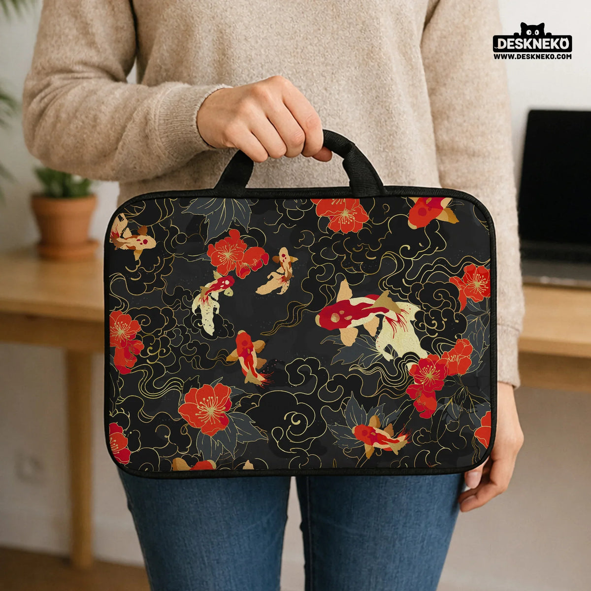 Koi fish laptop sleeve & bag