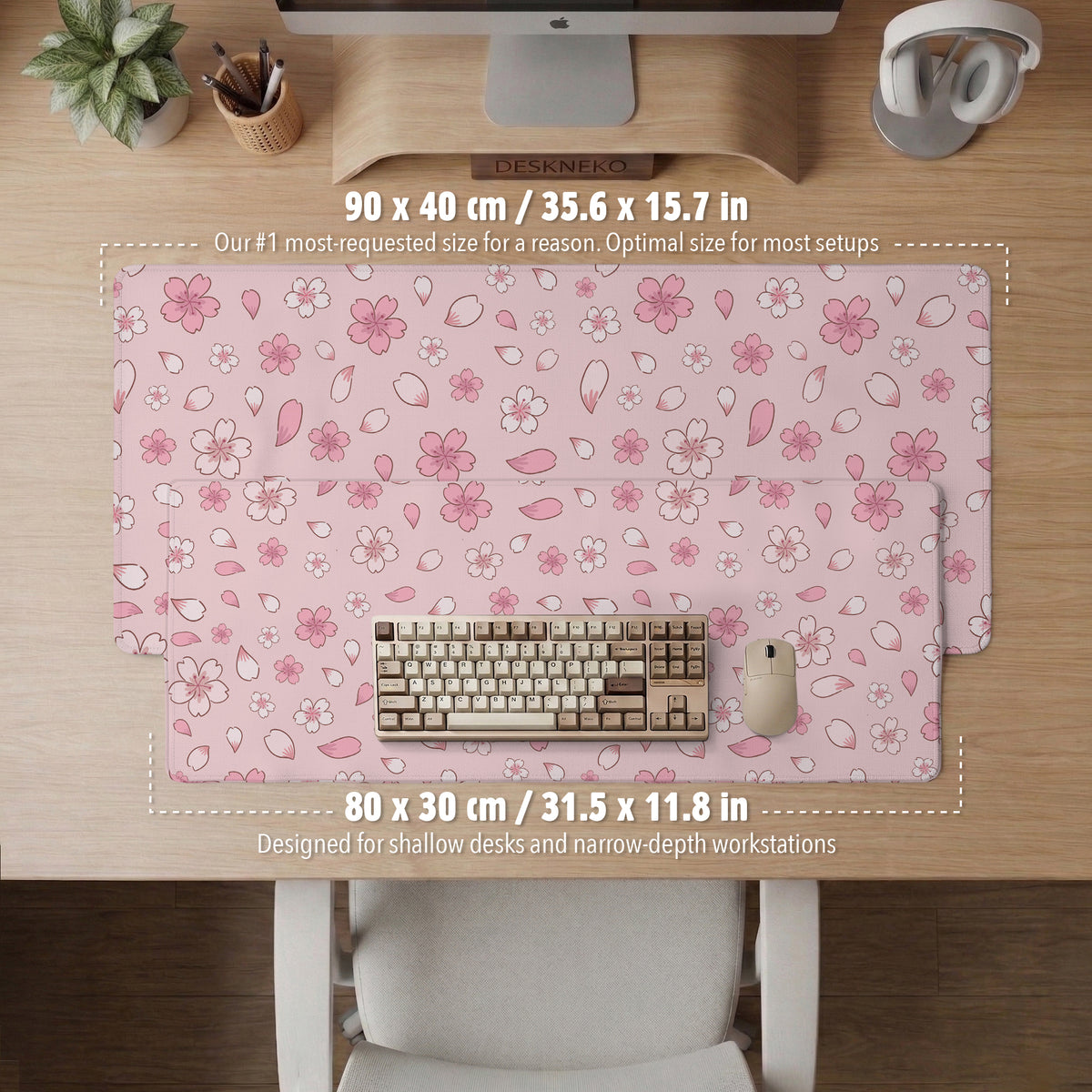 Sakura gaming desk mat