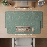 Celestial moon desk mat