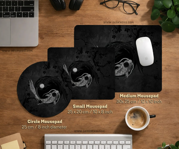 Yin Yang Koi Deskmat - Deskneko