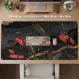 Koi waves desk mat