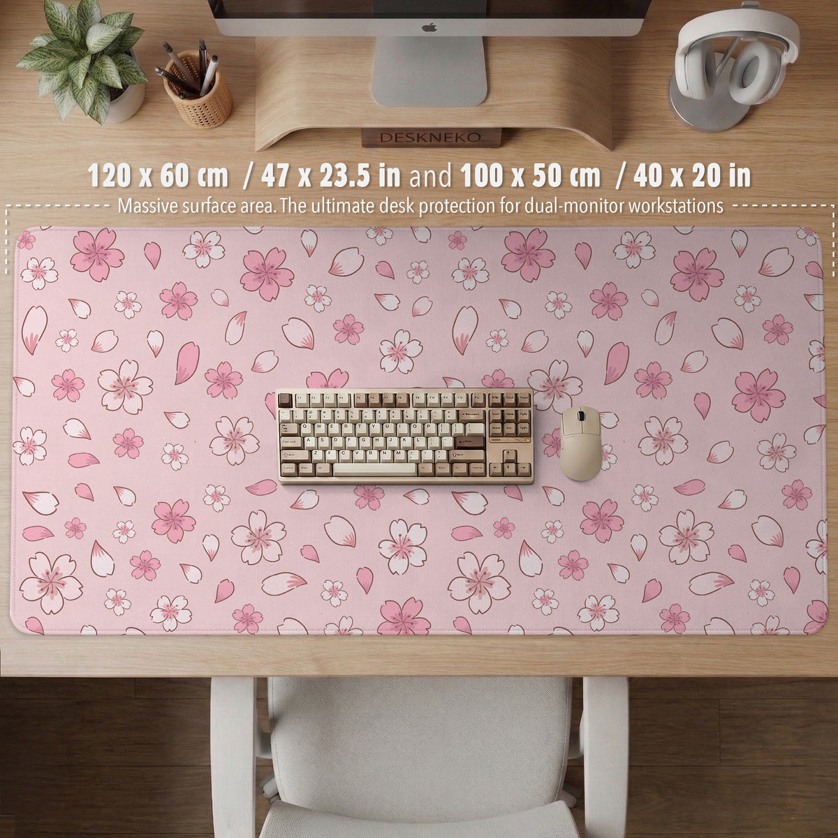 Sakura gaming desk mat