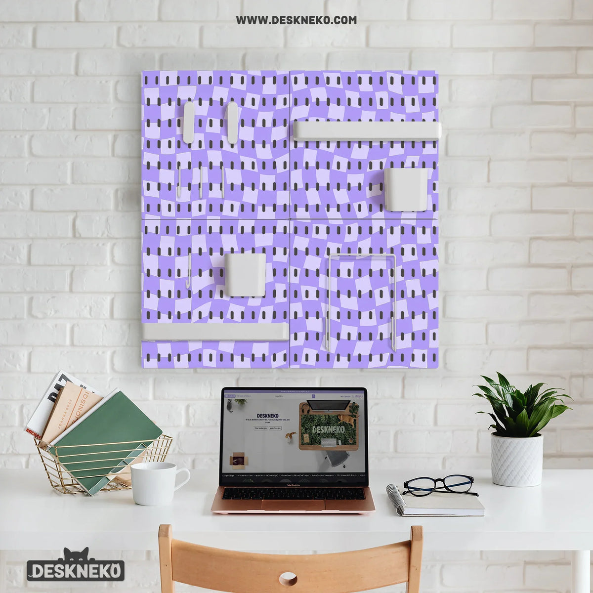 Cute purple pegboard