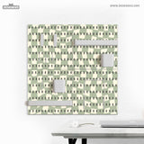 Green checker pegboard