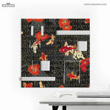 Koi fish pegboard set