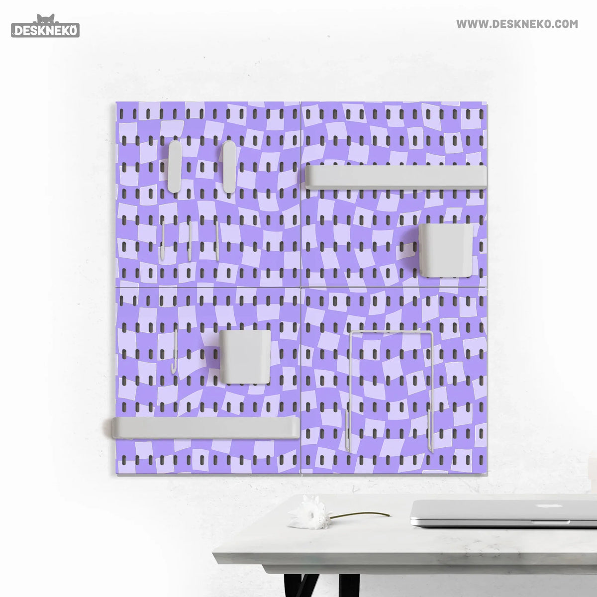 Cute purple pegboard