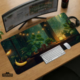 Lofi aesthetic desk mat mousepad