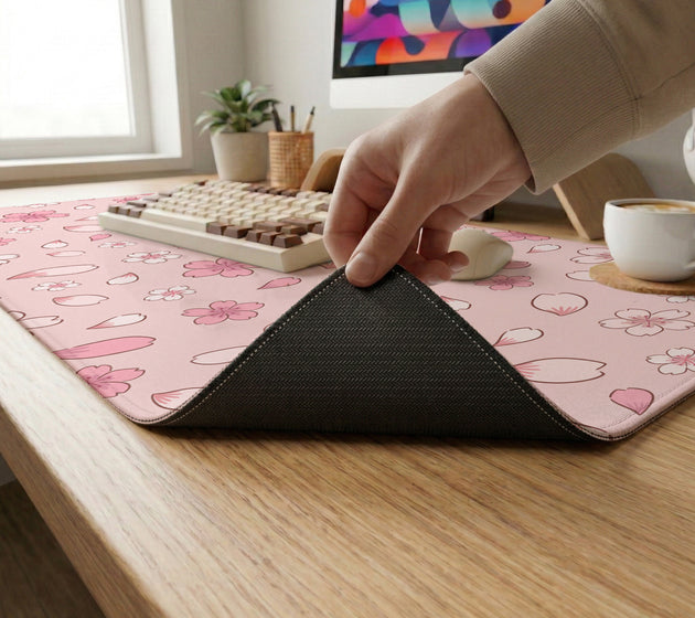 Sakura gaming desk mat