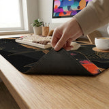 Koi waves desk mat