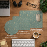 Celestial moon desk mat