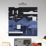 Navy Cat Hills Pegboard Organizer Set with Accessories - Deskneko
