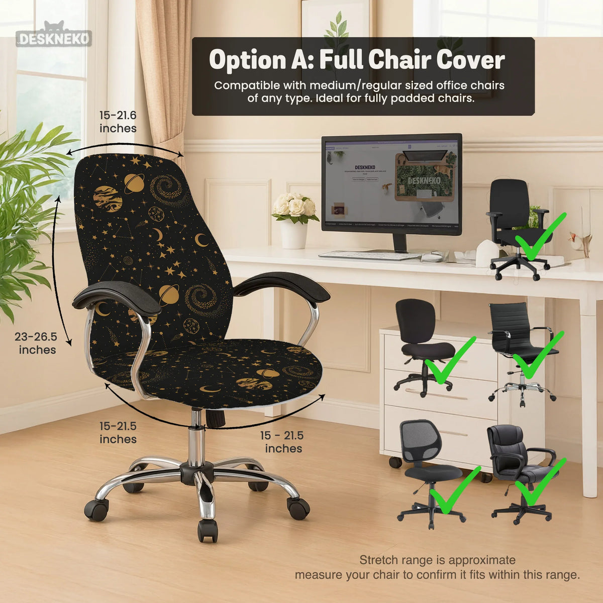 Celestial chair cover