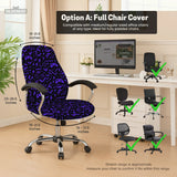 Purple chair cover