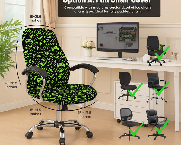Neon gaming chair cover