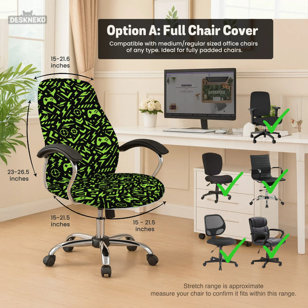 Neon Gaming Chair Cover - Deskneko