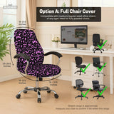 Black & pink chair cover