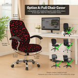 Red gaming chair cover