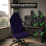 Purple chair cover