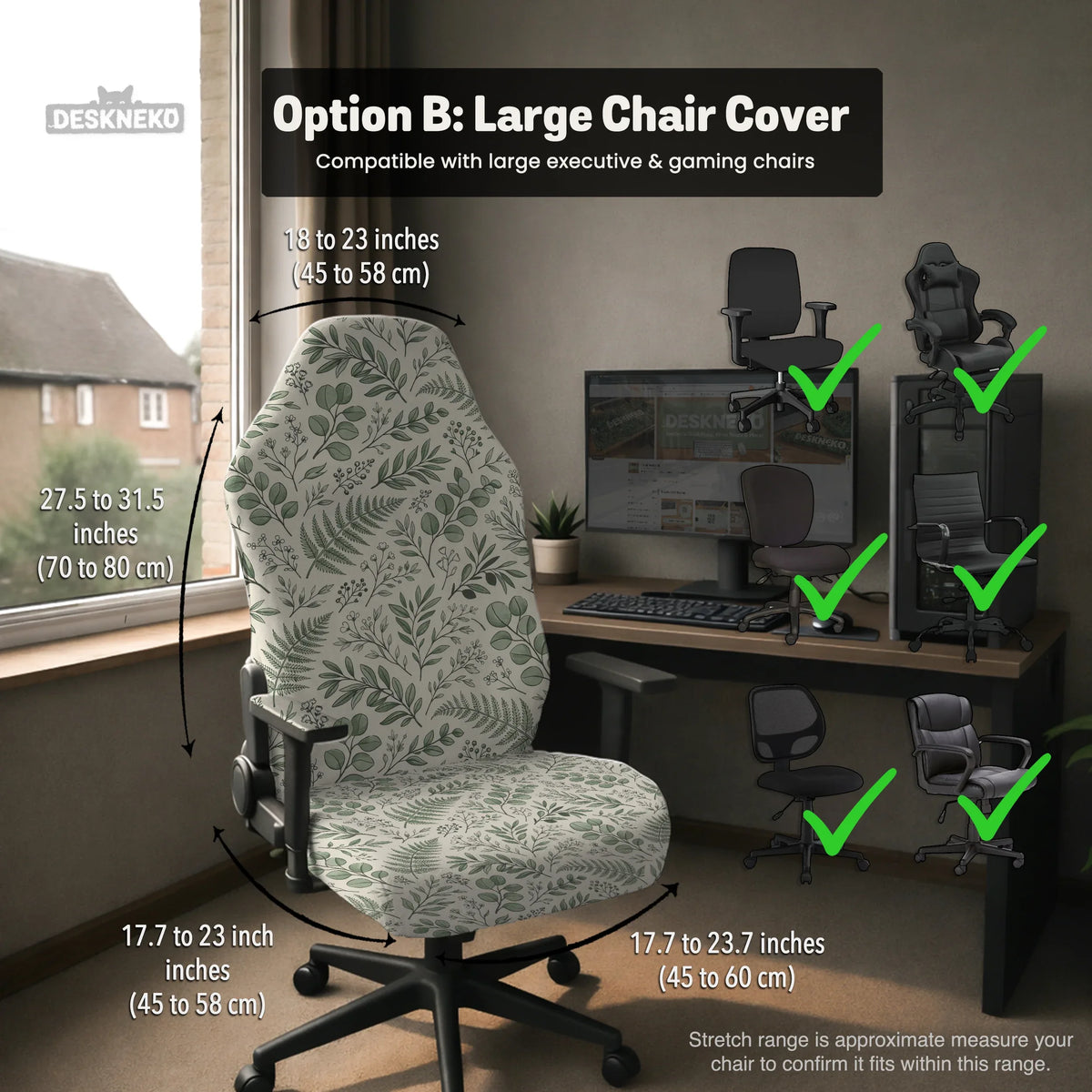 Fern chair cover