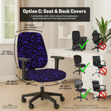 Purple chair cover