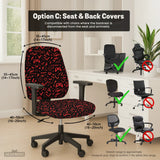 Red gaming chair cover