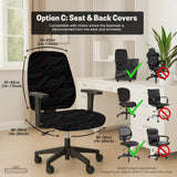 Black tech chair cover