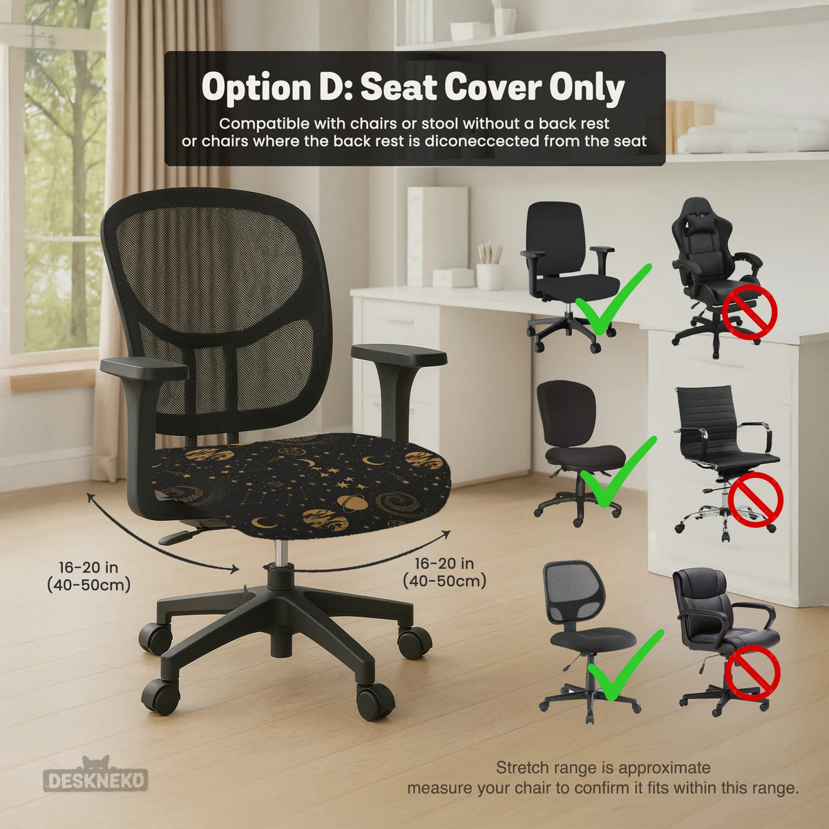 Celestial chair cover