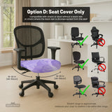 Purple marble chair cover