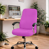 Electric Fuchsia chair cover, coverage and construction view 4. Selected cover option only; chair and accessories not included.