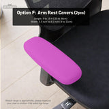Electric Fuchsia chair cover, coverage and construction view 15. Selected cover option only; chair and accessories not included.