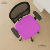 Electric Fuchsia chair cover, coverage and construction view 18. Selected cover option only; chair and accessories not included.
