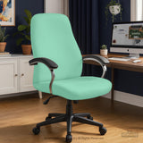 Jelly Mint chair cover, coverage and construction view 7. Selected cover option only; chair and accessories not included.
