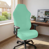 Jelly Mint chair cover, coverage and construction view 10. Selected cover option only; chair and accessories not included.