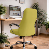 Amber Haze chair cover, coverage and construction view 2. Selected cover option only; chair and accessories not included.
