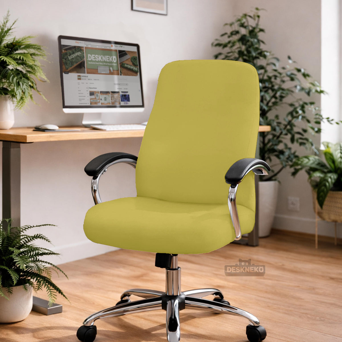 Amber Haze chair cover, coverage and construction view 4. Selected cover option only; chair and accessories not included.