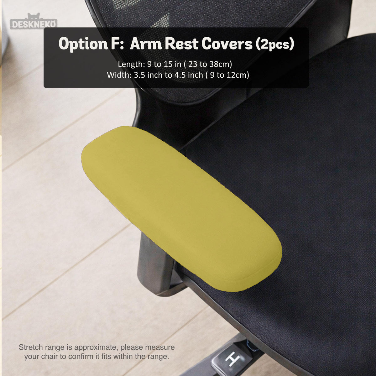 Amber Haze chair cover, coverage and construction view 15. Selected cover option only; chair and accessories not included.