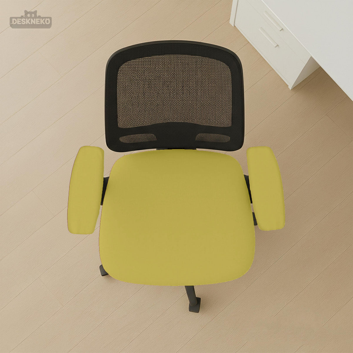Amber Haze chair cover, coverage and construction view 17. Selected cover option only; chair and accessories not included.