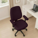 Plum Noir chair cover, primary view 1. Selected cover option only; chair and accessories not included.